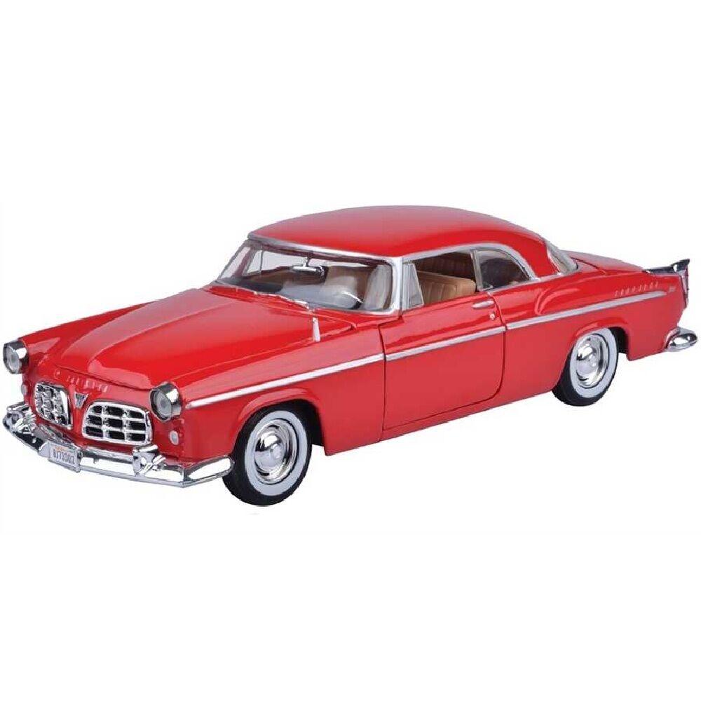 Motor Max 1:24 Chrysler C300 1955 Model Araba Kırmızı