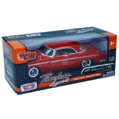 Motor Max 1:24 Chrysler C300 1955 Model Araba Kırmızı
