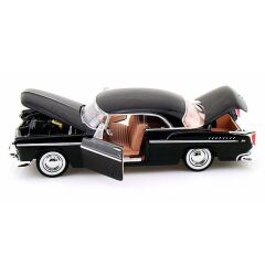 Motor Max 1:24 Chrysler C300 1955 Model Araba Siyah