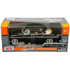 Motor Max 1:24 Chrysler C300 1955 Model Araba Siyah