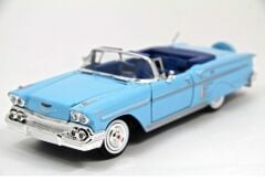 Motor Max Model Araba 1 24 1958 Chevy İmpala - Mavi