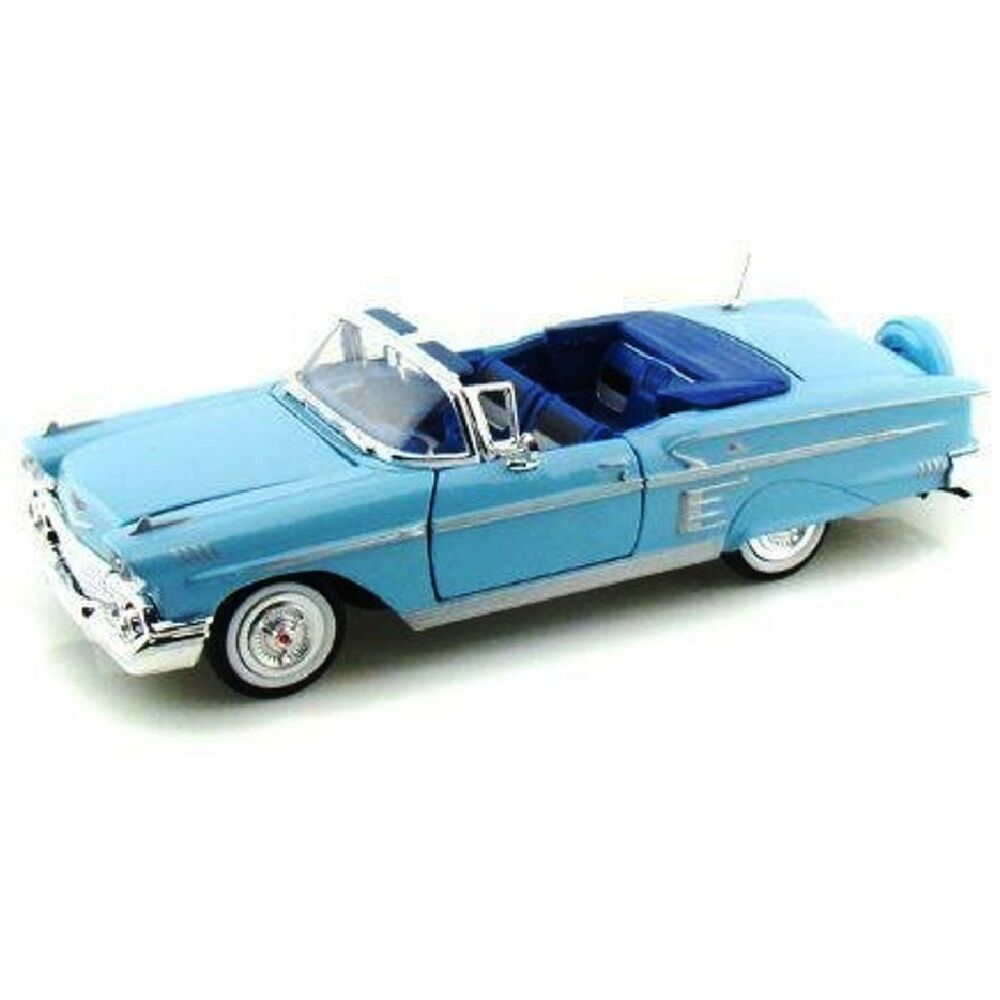 Motor Max 1:24 1958 Chevy Impala Model Araba - Mavi