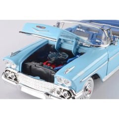 Motor Max 1:24 1958 Chevy Impala Model Araba - Mavi