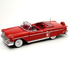 Motor Max Model Araba 1 24 1958 Chevy İmpala - Kırmızı