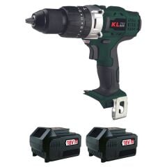 KLPro KLDM18-50 18Volt/5.0Ah Çift Akülü Profesyonel Darbeli Matkap