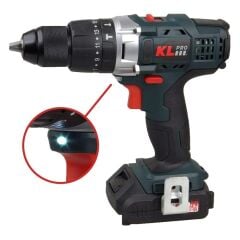 KLPro KLDM18-50 18Volt/5.0Ah Çift Akülü Profesyonel Darbeli Matkap