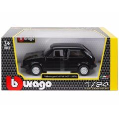 Burago 1:24 Volkswagen Golf MK1 GTI 1979 Model Araba - Siyah