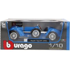 Burago 1:18 Bugatti Type 59 1934 Model Araba - Mavi
