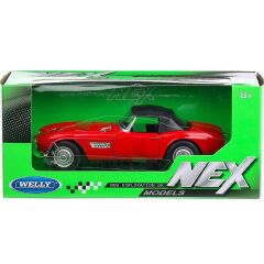 Welly 1:24 BMW 507 Model Araba - Kırmızı