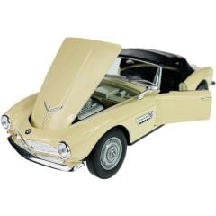 Welly 1:24 BMW 507 Model Araba - Krem