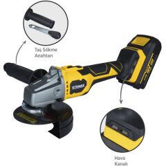 RTRMAX RTX3060 20V 4Ah Çift Akülü Avuç Taşlama