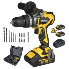 RTRMAX RTX3010 20V 4Ah Çift Akülü Darbeli Matkap