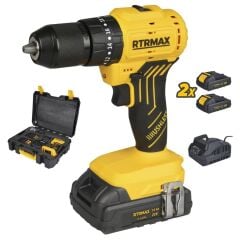 RTRMAX RTS5012 20V 2Ah Çift Akülü Darbeli Matkap