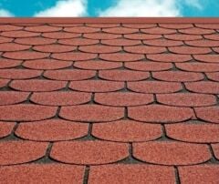 Alteks Silver Kırmızı Yonca Desenli Kumlu Su Yalıtım Membranı (Şingıl)