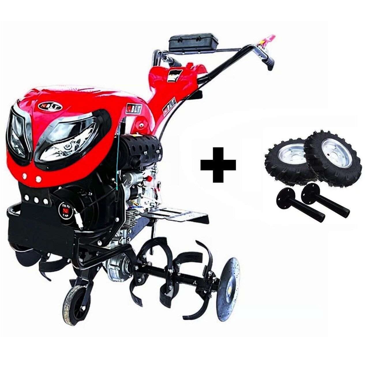 Blt Dizel Marşlı 7 HP 3+1 Çapa Makinesi + Teker
