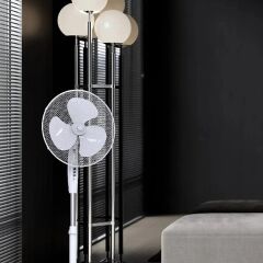 Opp Ayaklı 40 cm Beyaz Vantilatör 45 Watt 90 Derece