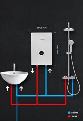 Veito Flow E9 9000 Watt Şofben