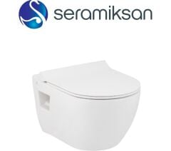 Seramiksan Ocean Kanalsız Asma Klozet NKP Grande Yavaş Kapak - A031171H