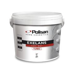 Polisan Exelans Turbo Yarı Mat Dış Cephe Boyası Beyaz 15 lt