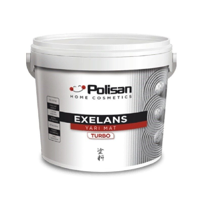 Polisan Exelans Turbo Yarı Mat Dış Cephe Boyası 15 lt