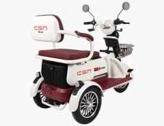Csn Smart Elektrikli 3 Tekerlekli Motor Kırmızı