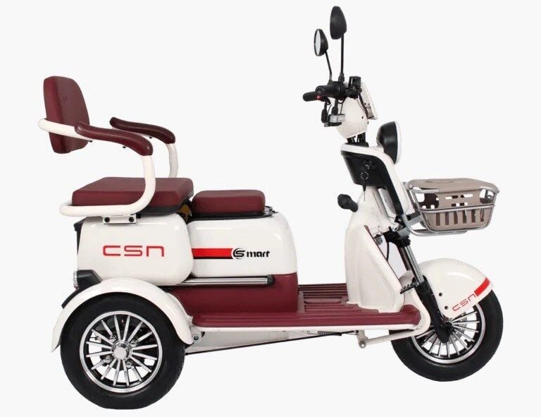 Csn Smart Elektrikli 3 Tekerlekli Motor Kırmızı